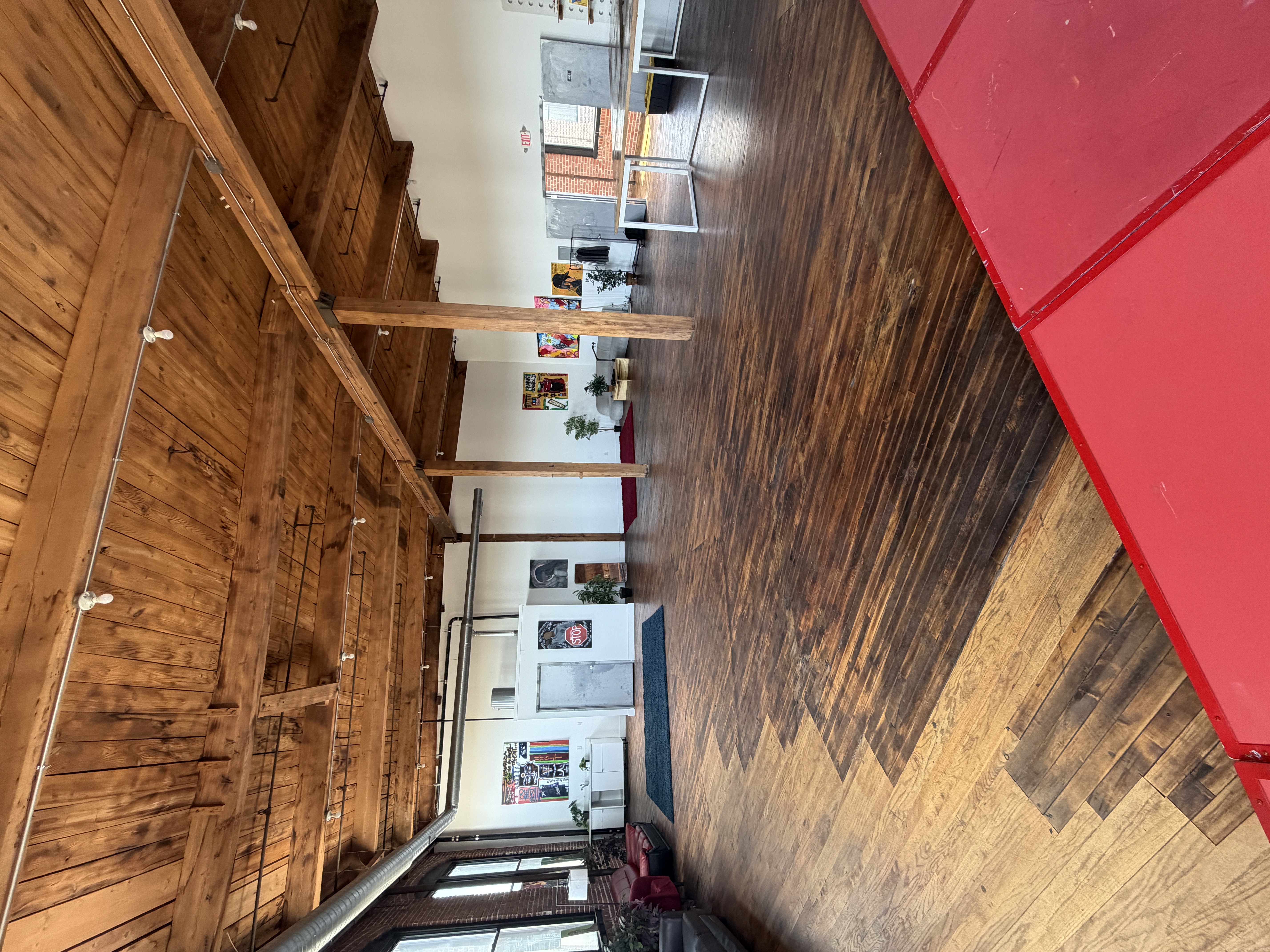 Natural light and skyline views at The Loft 215